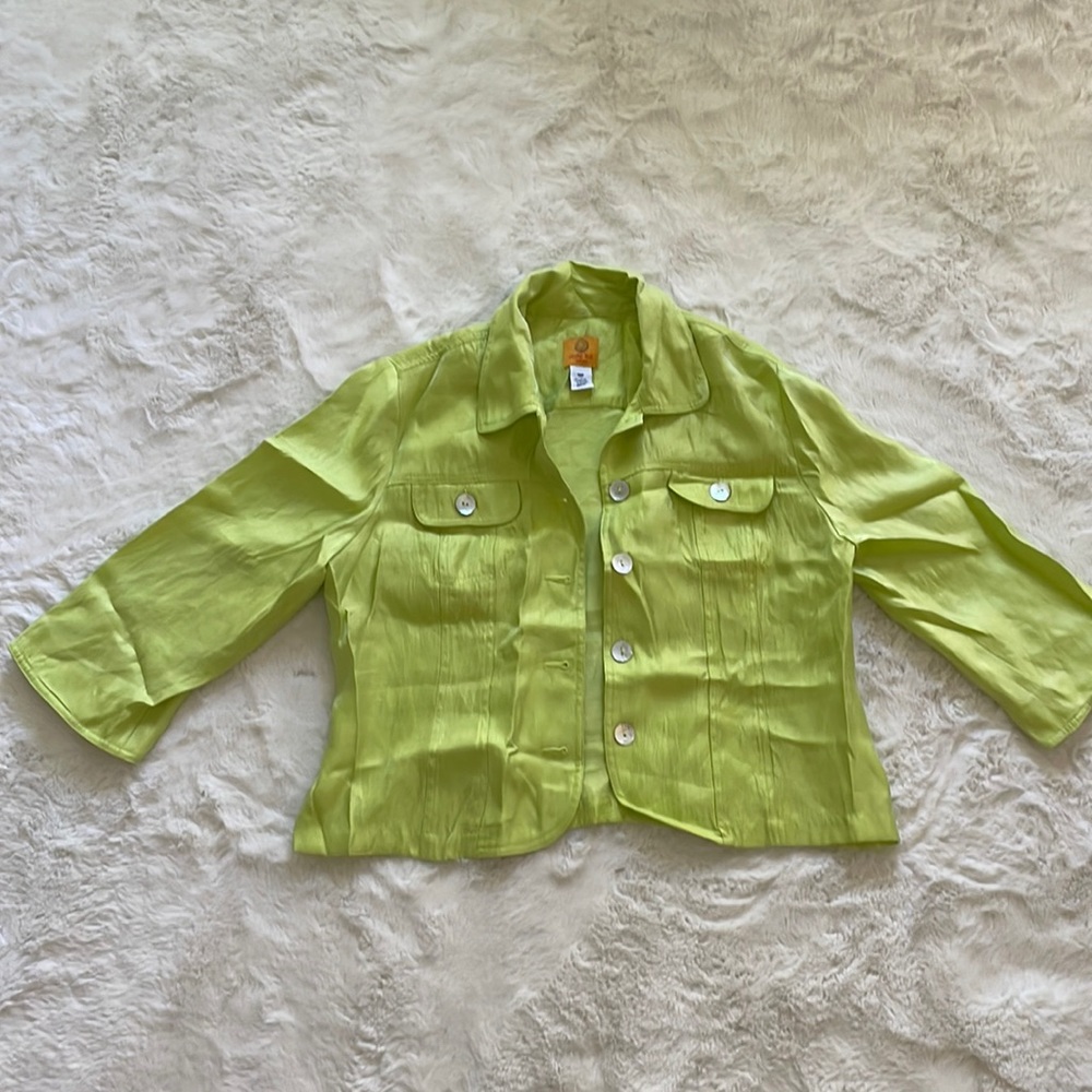Ruby Rd.| Lime Green Jacket - image 1